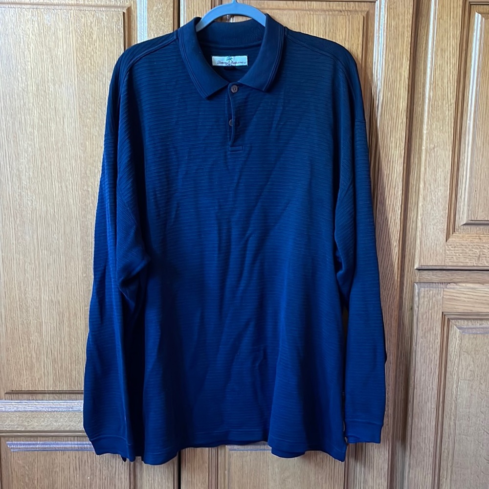 Tommy Bahama long sleeve polo shirt